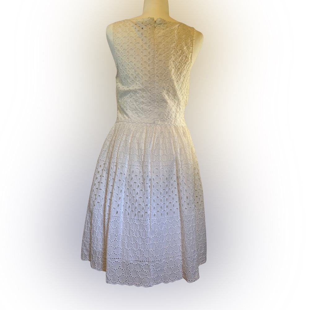 Old Navy White Pleated Midi Sundress - Picture 2 of 5